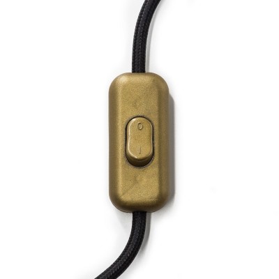 Double Pole in-line Switch - Gold