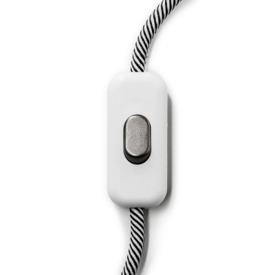 Inline single-pole switch Creative Switch White - Titanium