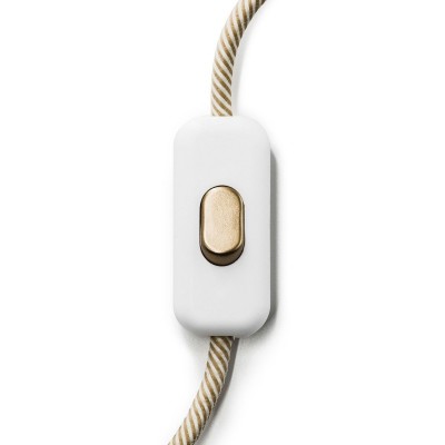 Inline single-pole switch Creative Switch White - Bronze