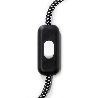 Inline single-pole switch Creative Switch Black - White