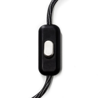 Inline single-pole switch Creative Switch Black - Titanium