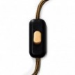 Inline single-pole switch Creative Switch Black