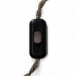 Inline single-pole switch Creative Switch Black