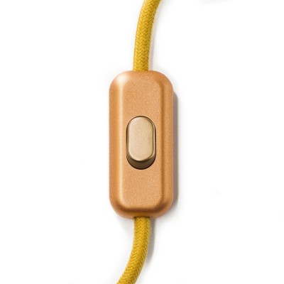 Inline single-pole switch Creative Switch Brushed Copper - Bronze