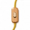 Inline single-pole switch Creative Switch Brushed Copper