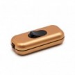 Inline single-pole switch Creative Switch Brushed Copper