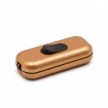 Inline single-pole switch Creative Switch Brushed Copper