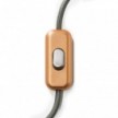 Inline single-pole switch Creative Switch Brushed Copper