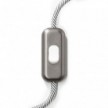 Inline single-pole switch Creative Switch Brushed Titanium