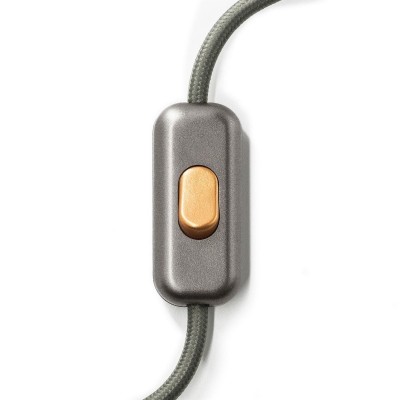 Inline single-pole switch Creative Switch Brushed Titanium - Copper