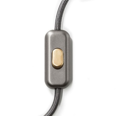 Inline single-pole switch Creative Switch Brushed Titanium - Bronze