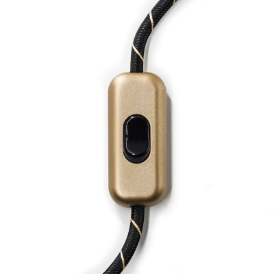 Inline single-pole switch Creative Switch Brushed Bronze - Black