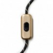 Inline single-pole switch Creative Switch Brushed Bronze