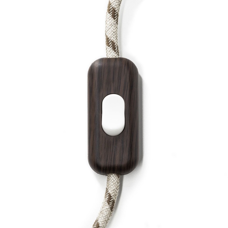 Inline single-pole switch Creative Switch Wenge