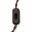 Inline single-pole switch Creative Switch Wenge