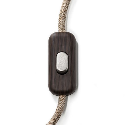 Inline single-pole switch Creative Switch Wenge - Titanium