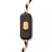 Inline single-pole switch Creative Switch Wenge