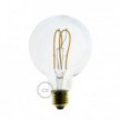 Flex 60 wall or ceiling lamp flexible provides diffused light with LED G95 light bulb