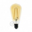 Flex 90 ceiling lamp flexible provides diffused light with LED ST64 light bulb