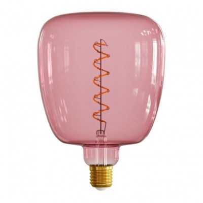 Bona Berry red XXL Light Bulb, Pastel line, spiral filament, 4W 120Lm E27 1900K Dimmable