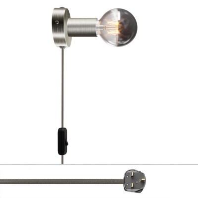 Spostaluce metal Lamp - Brushed titanium