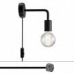 Spostaluce metal Lamp with curved extension