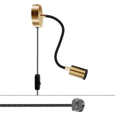 Spostaluce Lamp adjustable Flex 30 with GU1d0 spotlight - Brushed bronze