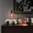 Table Snake - Plug-in lamp with cage Diamond lampshade