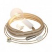 SnakeBis Chord - Plug-in lamp with jute twisted cable