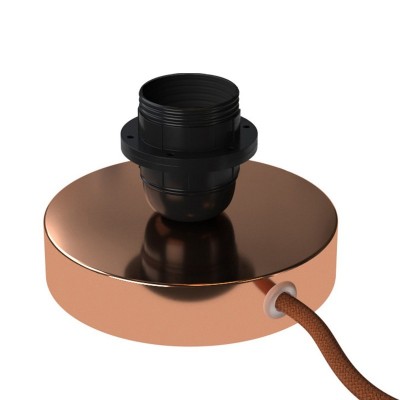 Posaluce for lampshade - Metal table lamp - Copper