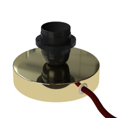 Posaluce for lampshade - Metal table lamp - Brass