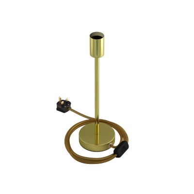 Alzaluce - Metal table lamp - Brass