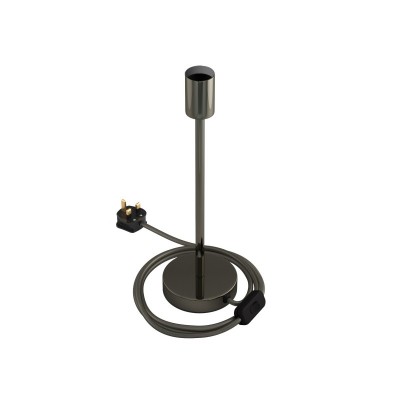 Alzaluce - Metal table lamp - Black pearl