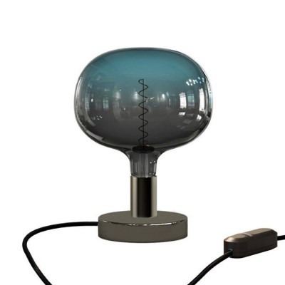 Posaluce Cobble Metal Table Lamp - Black pearl