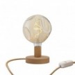 Posaluce Bumped Wooden Table Lamp