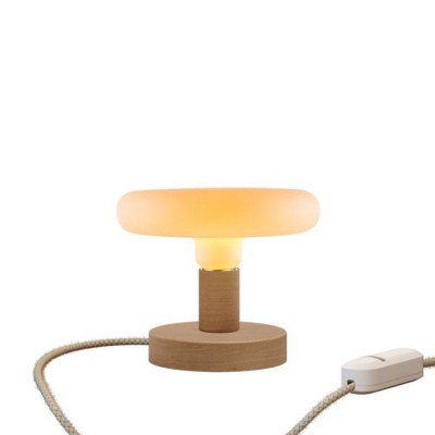 Posaluce Dash Wooden Table Lamp - Neutral