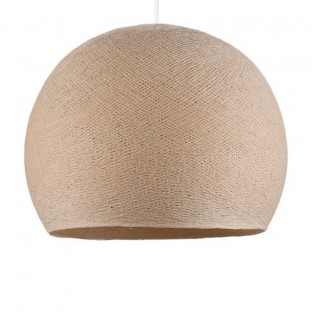 Dome Lampshade in fiber - 100% handmade - PROMO - Linen Polyester