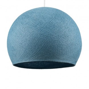 Dome Lampshade in fiber - 100% handmade - PROMO - Denim Polyester