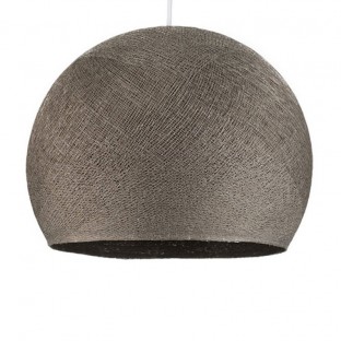 Dome Lampshade in fiber - 100% handmade - PROMO - Graphite Polyester