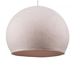 Dome Lampshade in fiber - 100% handmade - PROMO - Pale Pink Polyester