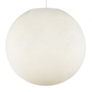 Sphere Lampshade in fiber - 100% handmade - PROMO - Milk Polyester