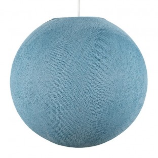 Sphere Lampshade in fiber - 100% handmade - PROMO - Denim Polyester