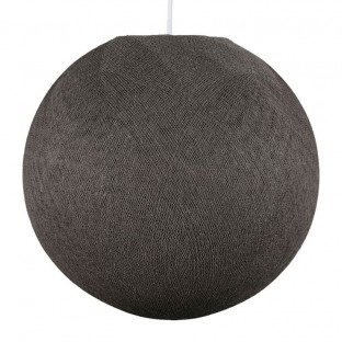 Sphere Lampshade in fiber - 100% handmade - PROMO - Graphite Polyester