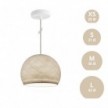 Suspension Lamp with Dome Lampshade