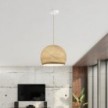 Suspension Lamp with Dome Lampshade