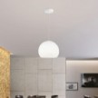 Suspension Lamp with Dome Lampshade