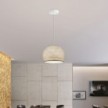 Suspension Lamp with Dome Lampshade