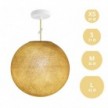 Suspension Lamp with Sphere Lampshade