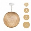 Suspension Lamp with Sphere Lampshade