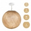 Suspension Lamp with Sphere Lampshade